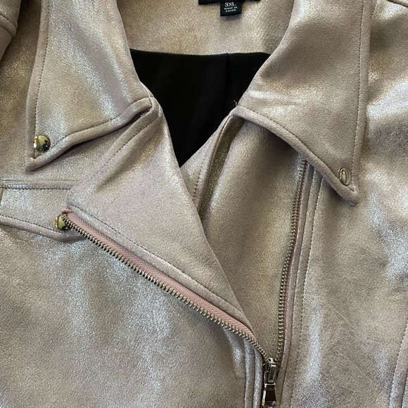 LulaRoe Motorcycle Jacket Size 3x - Picture 6 of 11